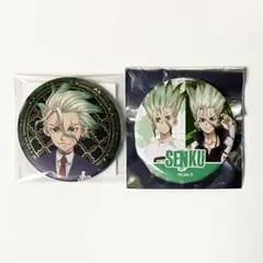 Dr.STONE 石神千空 カラースーツ ぷちくじ 缶バッジ 2点セット