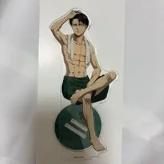 進撃の巨人　リヴァイ　アクリルスタンド　極楽湯　サウナ アクスタ