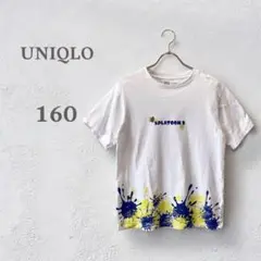 ユニクロ　UNIQLO スプラトゥーン3 UT 半袖Tシャツ　白　キッズ　160