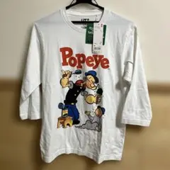 UNIQLO Popeye キャラクターTシャツ 七分袖