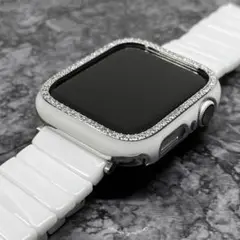 Apple Watch ジルコンケース セラミックバンド ホワイトセット