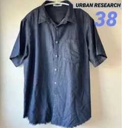 URBAN RESEARCH デニムシャツ　38 半袖シャツ