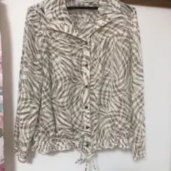 Chamois V チェック柄ブラウス