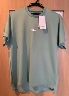 フィラ　マルチライン　UVカット　接触冷感　バックタックアクセント　Tシャツ
