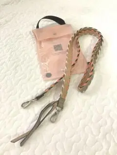 ajew スマホショルダーストラップ ベージュオレンジ