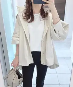 EmmaTaylor♡3WAYフレアマウンテンパーカー 極美品 ライトベージュ
