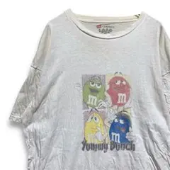BiRR アドバタイジング Tシャツ 古着 白 エムアンドエムズ 企業 キャラ