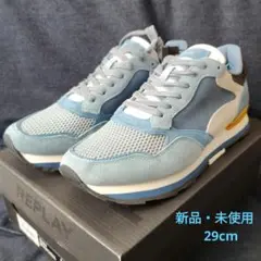 REPLAY 　ARTHURスポーティカジュアルレースアップスニーカー　29cm
