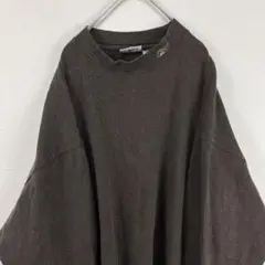 USA古着 Reebok リーボック ハイネック 刺繍 ロンT 00s y2k