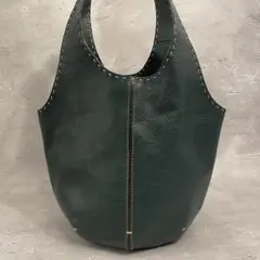 ✨genten ユーフラテス グリーン トート 美品✨現行‼︎