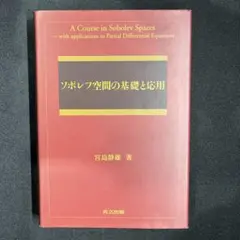 ソボレフ空間の基礎と応用