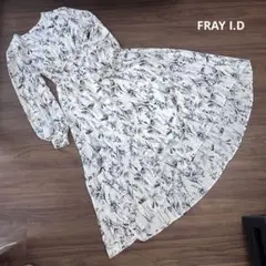 【美品】FRAY I.D フレイアイディー ワンピース フラワープリント 花柄
