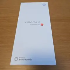 Xiaomi 15 本体 512GB　ブラック