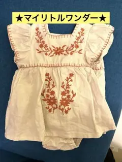 【★美品★】My Littlewonder 刺繍ロンパース
