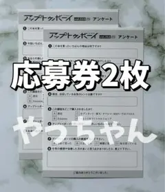 【応募ハガキ2枚】アップトゥボーイ2025年9月号