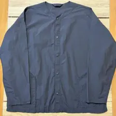 希少】 MUJILabo 撥水ノーカラーシャツ リバーシブル ムジラボ