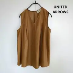 UNITED ARROWS Vネック ノースリーブトップス　ウォッシャブル