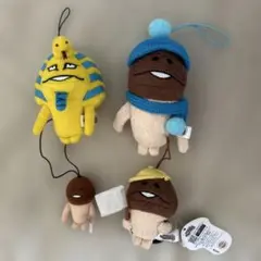 なめこ ぬいぐるみ マスコット 4点