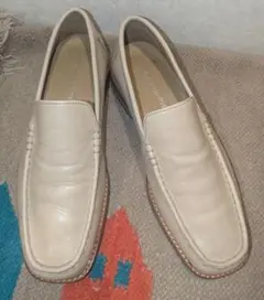 HUSH PUPPIES OTSUKA ベージュ レザー スリッポン 日本製