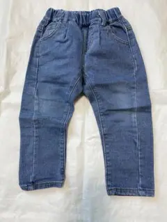 裏起毛デニムサルエルパンツ　90cm
