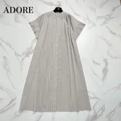 近年✨ADOREソフトタイプライターワンピース プリーツ Aライン