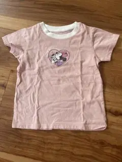 UNIQLO ユニクロミニー・マウス プリント ピンク Tシャツ　100cm