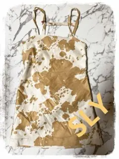 ☘️T18534☘️新品 SLY COW VEGAN SUEDE CAMI ワンピ