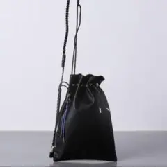 SUNSEA RESURRECTION 星条旗 ショルダーバッグ 総柄ロゴショルダーバッグ｜MEN｜251HAC55-149E｜AZUL BY MOUSSY