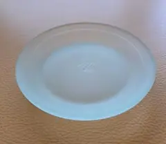 【美品】 4℃ すりガラストレイ皿