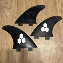 サーフボードフィン 3枚セット 黒