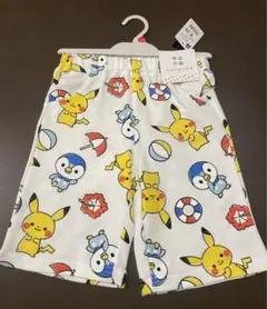 送料込！　タグつき！新品・未使用！ポケモン ピカチュウ ハーフパンツ 110cm