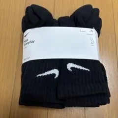 ナイキ　NIKE 靴下　S ソックス　ブラック　ミドル　3足セット