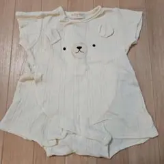 Si.Shu.Non くまさんロンパース 70サイズ
