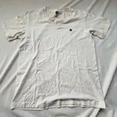 POLO ホワイトVネックTシャツ 半袖 M
