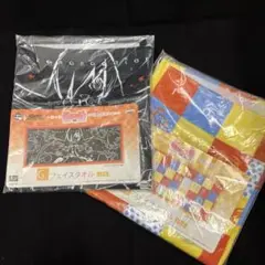 一番くじ　物語シリーズ　フェイスタオル