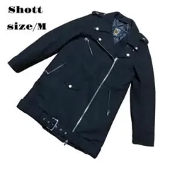 《美品》schott×nano-universe ライダースジャケット M