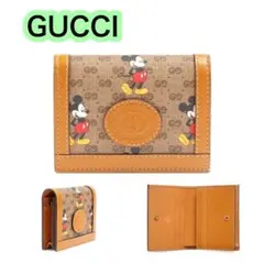 GUCCI ディズニー コラボ コンパクトウォレット 二つ折り財布 ウォレット