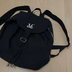 mucent ブラック ナイロン リュック