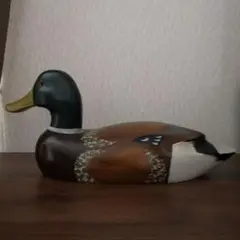 カルガモ デコイ 置物