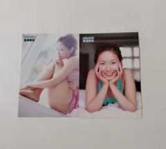 長澤奈央　週刊少年チャンピオン付録カード　２種