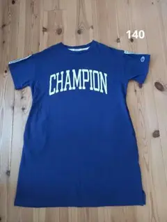 Champion ネイビー 半袖ワンピース　140