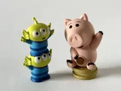 T-ARTS トイストーリー　ミニフィギュア ２個セット　ハム　エイリアン