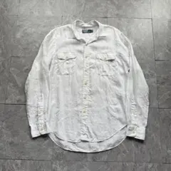Polo by Ralph Lauren linen shirt white
