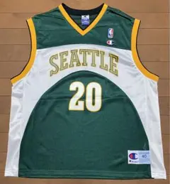 希少 NBA ゲイリー・ペイトン　SONICS ベビー　ユニフォーム　ロンパース 2025年最新】NBA スーパーソニックス ゲイリー・ペイトンの人気