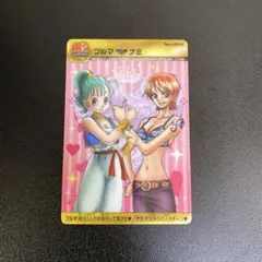【A87】ドラゴンボール　ワンピース　ジャンプ40th カード　ブルマ　ナミ