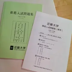 近畿大学 赤本 [2025年度の推薦入試過去問]
