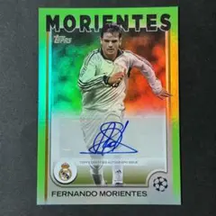 Fernando Morientes Topps UEFA /199 Auto