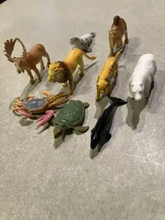 動物 ミニフィギュア 9個セット