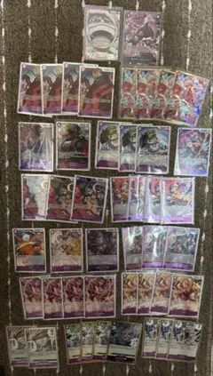 ワンピースカード　黒紫ルフィデッキ　デッキパーツ