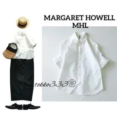 MARGARET HOWELL MHL✨コットンホワイトシャツ